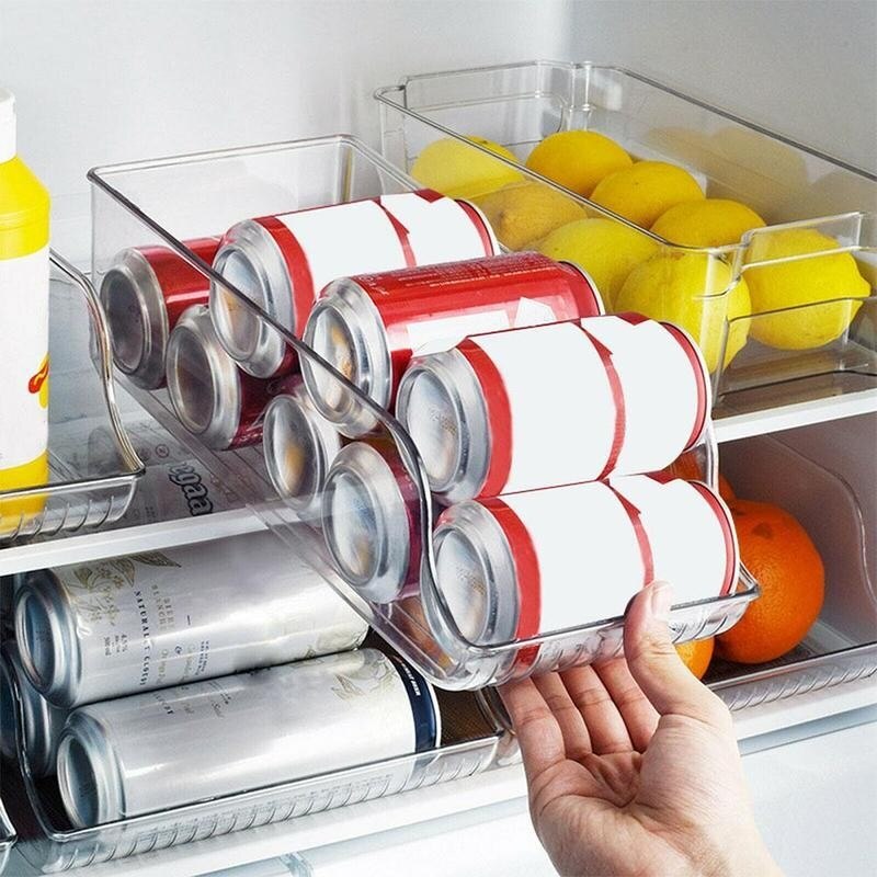 Transparent Beverage Holder For Fridge