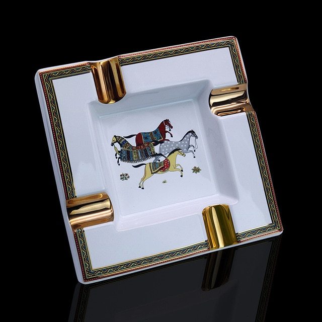 Large Ceramic Cigar Ashtray