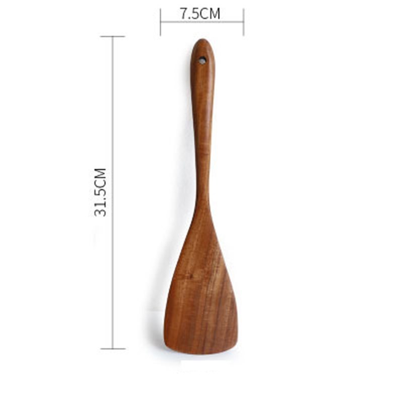 Household Non-stick Wooden Cookware Set