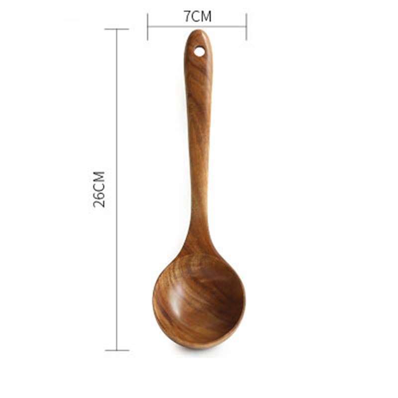Household Non-stick Wooden Cookware Set