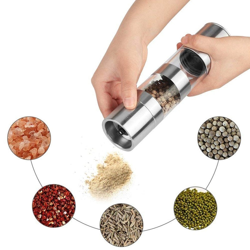 Stainless Steel Multi-Layers Salt and Peper Grinder