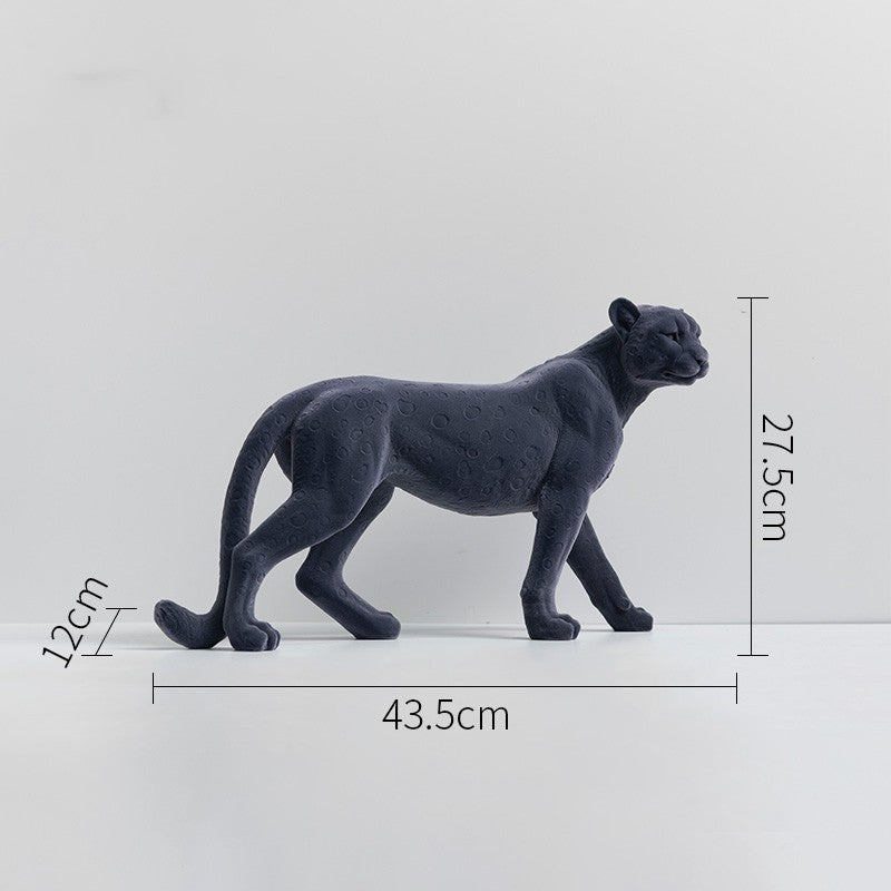 Leopard Resin Decor Ornaments