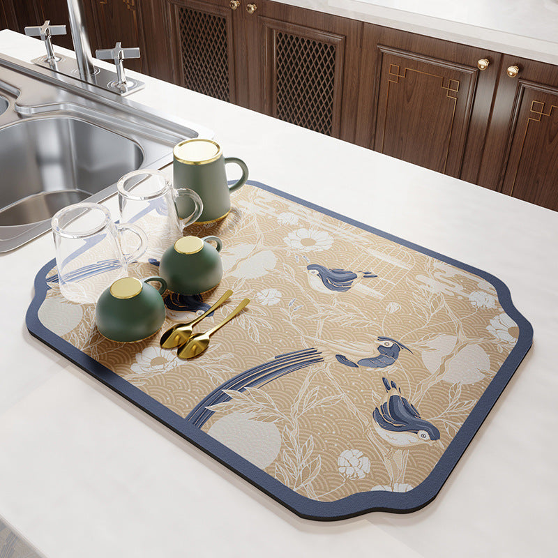 Kitchen Draining Teacup Mat