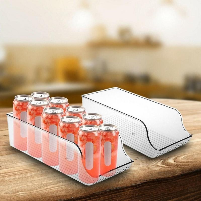 Transparent Beverage Holder For Fridge