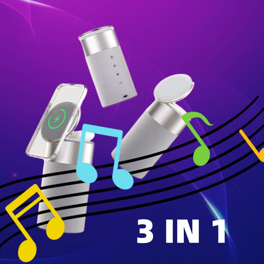 3-in-1 Multi-Function Wireless Charger Bluetooth Speaker