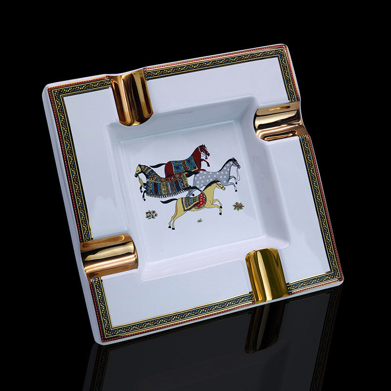 Large Ceramic Cigar Ashtray