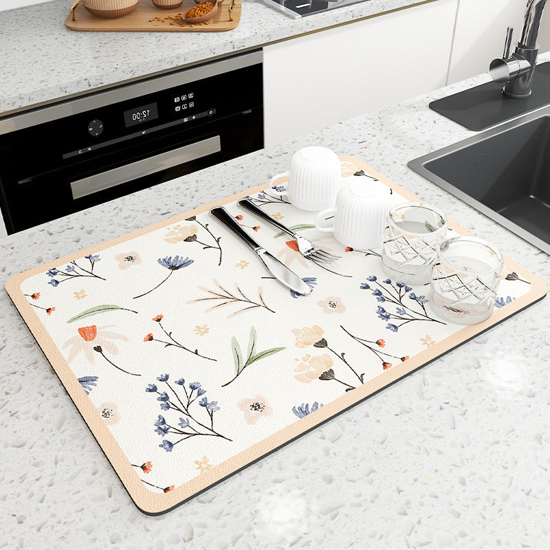 Kitchen Draining Teacup Mat