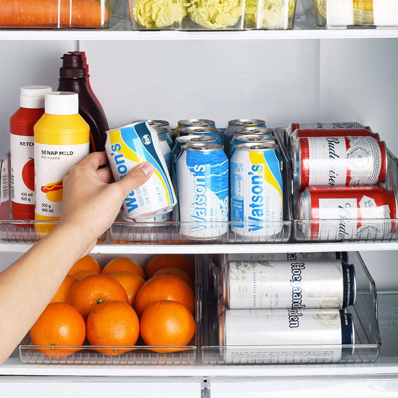 Transparent Beverage Holder For Fridge