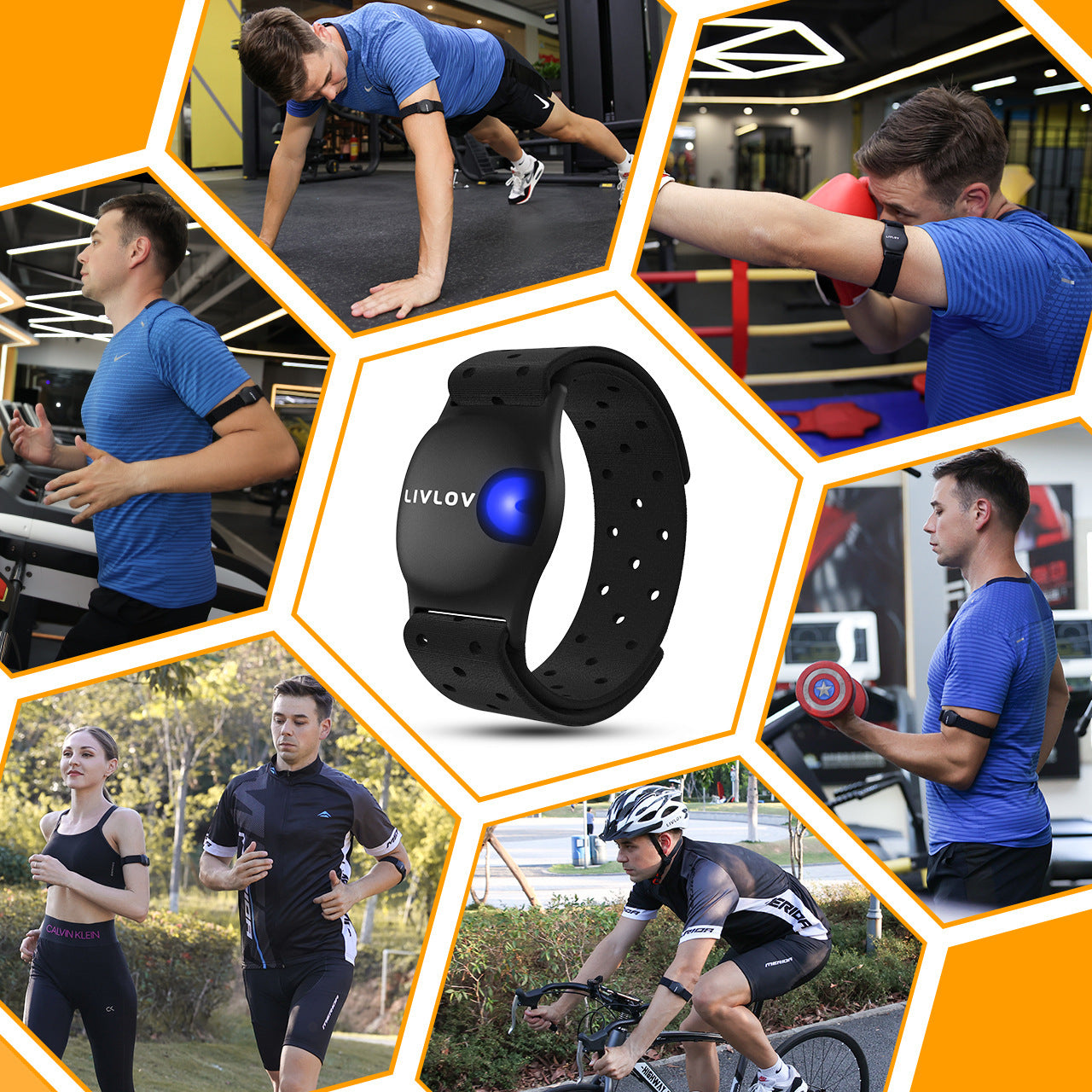Outdoor Marathon Running Fitness Monitor