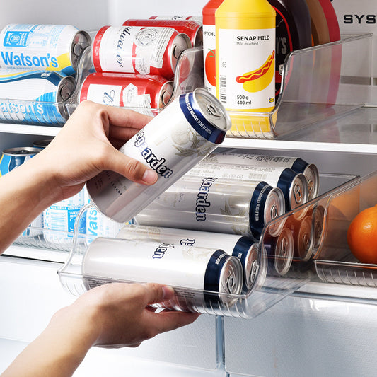 Transparent Beverage Holder For Fridge