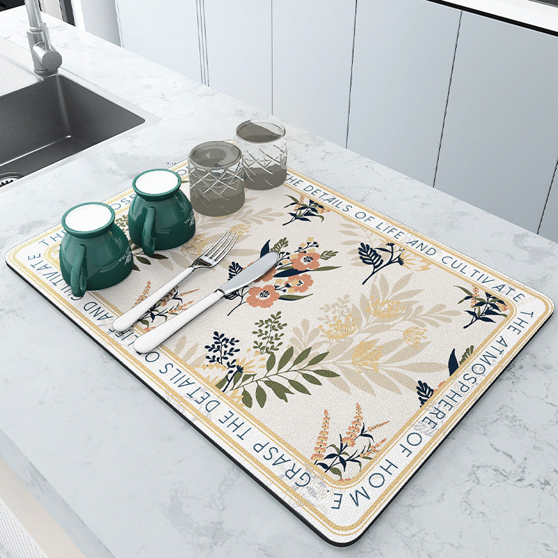 Kitchen Draining Teacup Mat
