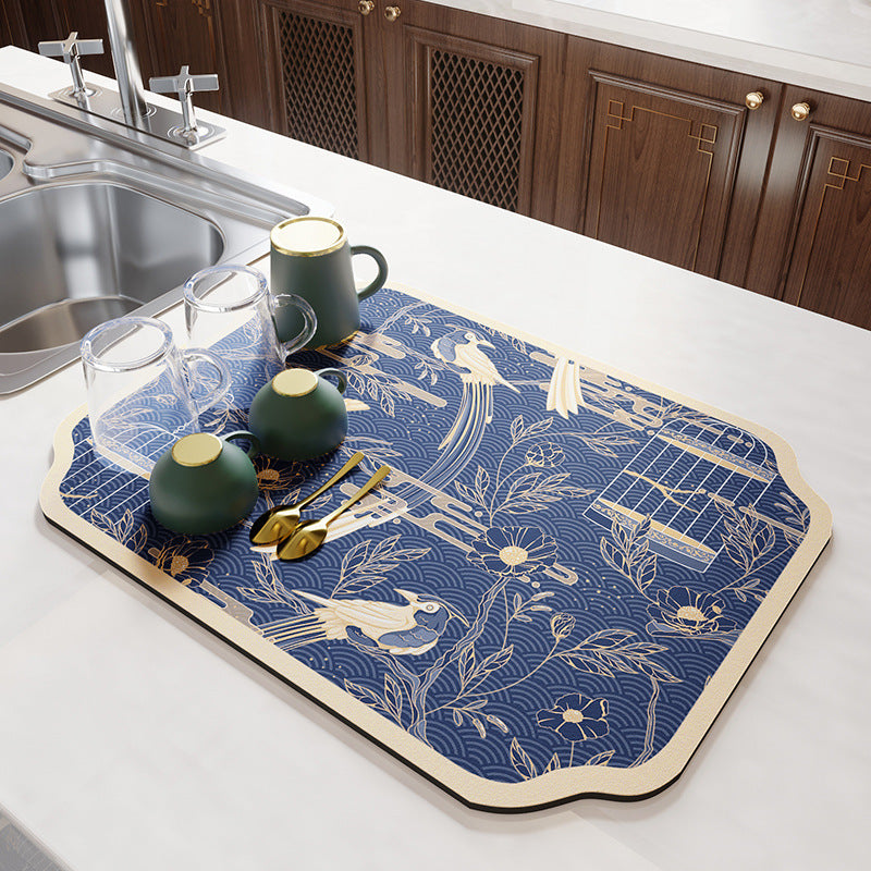 Kitchen Draining Teacup Mat