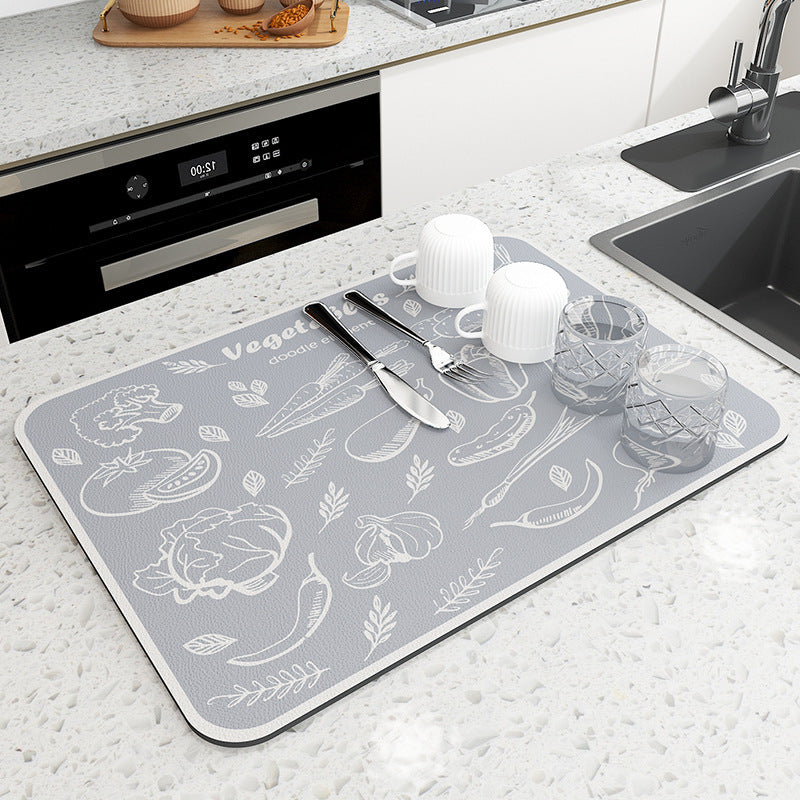 Kitchen Draining Teacup Mat