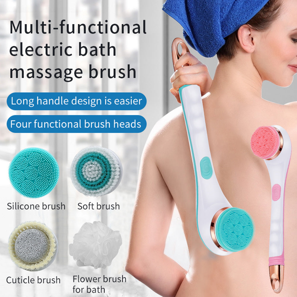 Silicone Electric Bath Brush Back Scrubber