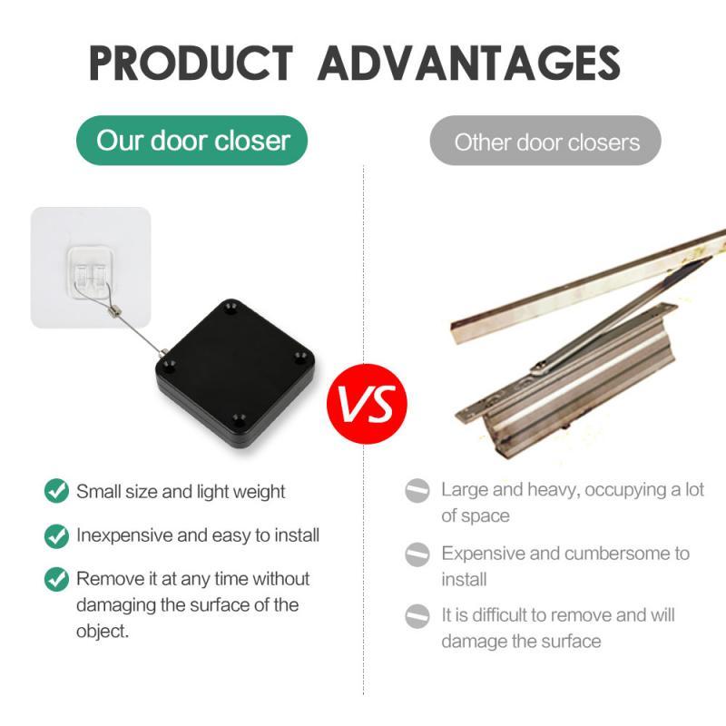 Automatic Punch-free Door Closer Sensor
