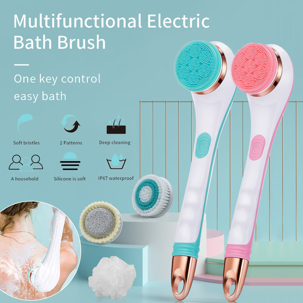Silicone Electric Bath Brush Back Scrubber