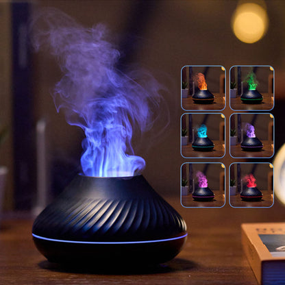 130ML Fire Flame Aroma Air Humidifier