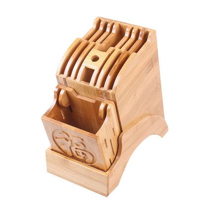 Bamboo Wooden Knife Holder