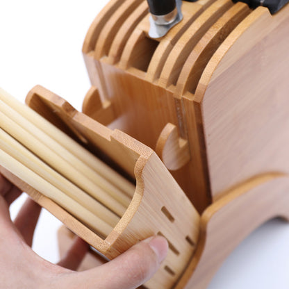 Bamboo Wooden Knife Holder