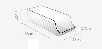 Transparent Beverage Holder For Fridge