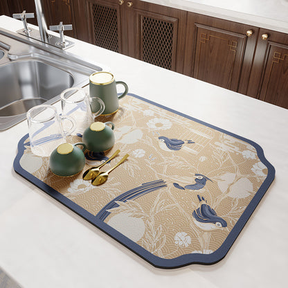 Kitchen Draining Teacup Mat