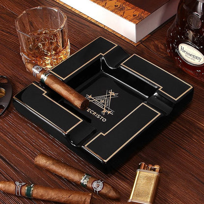 Large Ceramic Cigar Ashtray