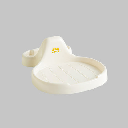 Kitchen Counter Pot Cover Shelf