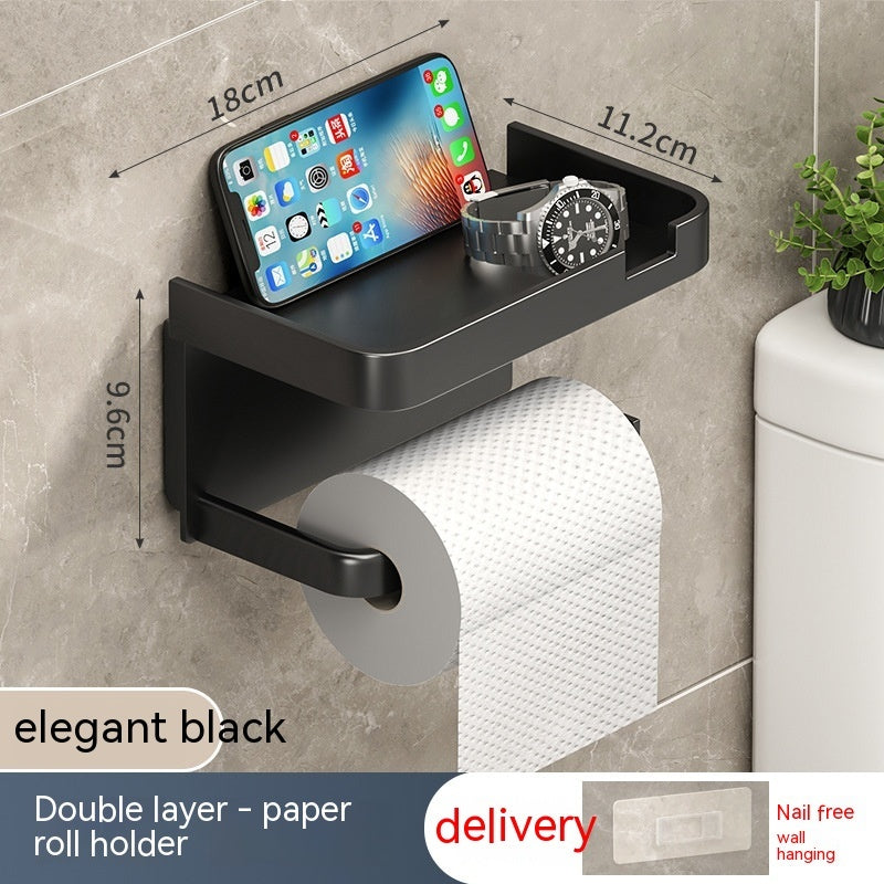 Wall-mounted Toilet Tissue Box Shelves