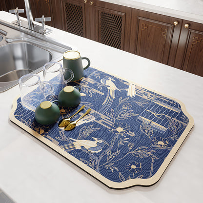 Kitchen Draining Teacup Mat