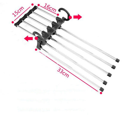 5 In 1 Multi-functional Magic Wardrobe Hanger