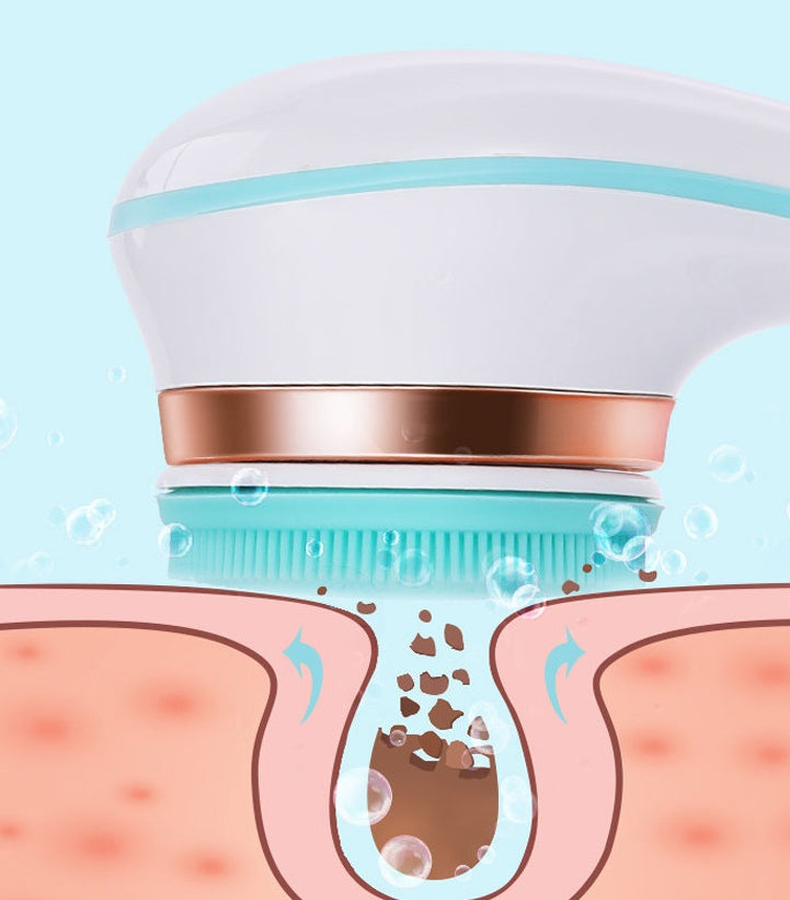 Silicone Electric Bath Brush Back Scrubber
