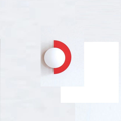 Simple Background Colorful Wall Lamp