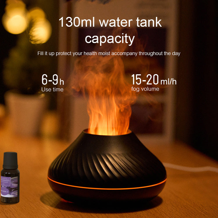 130ML Fire Flame Aroma Air Humidifier