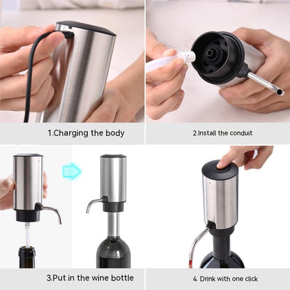 Stainless Steel Electric Wine Decanters