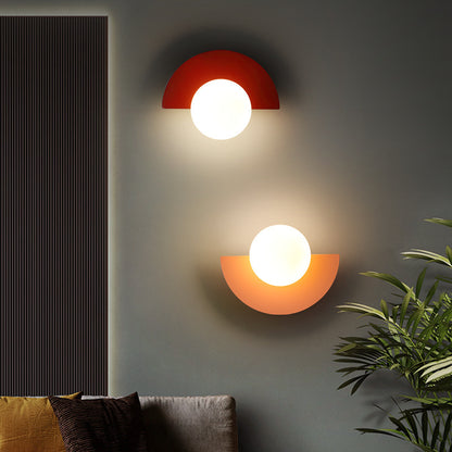 Simple Background Colorful Wall Lamp