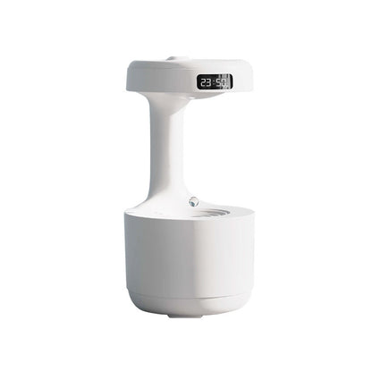 Water Drop Anti-Gravity Humidifier With Clock