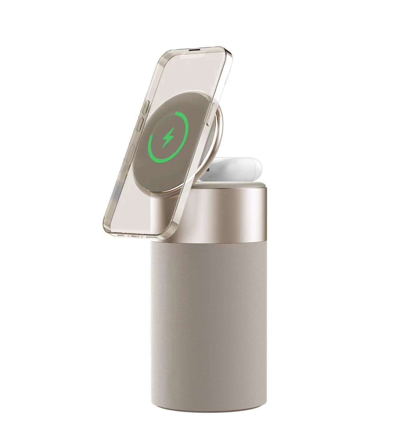 3-in-1 Multi-Function Wireless Charger Bluetooth Speaker