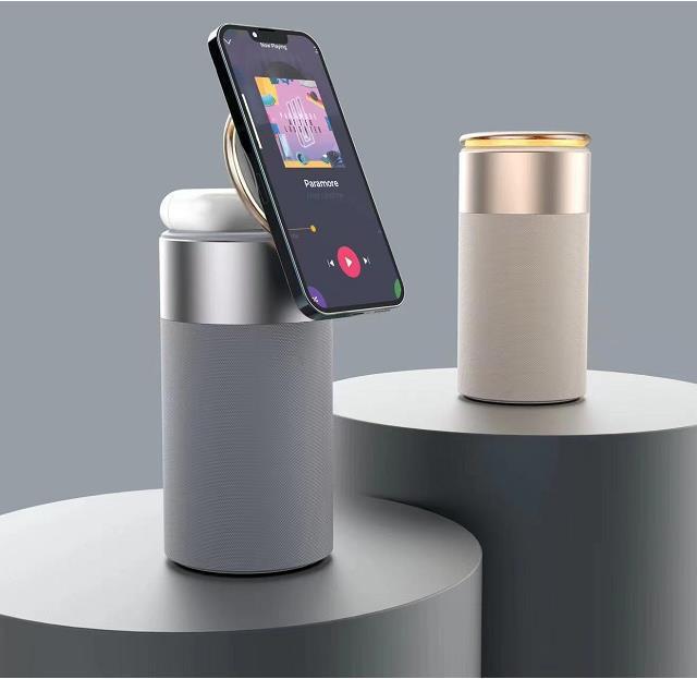 3-in-1 Multi-Function Wireless Charger Bluetooth Speaker