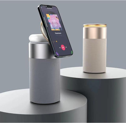 3-in-1 Multi-Function Wireless Charger Bluetooth Speaker